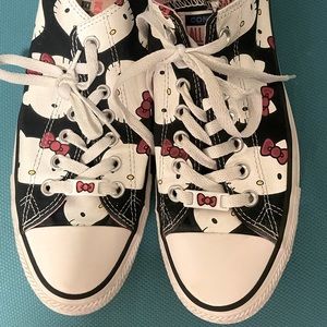 converse all star canvas Chuck Taylor OX crossover womens shoes in black